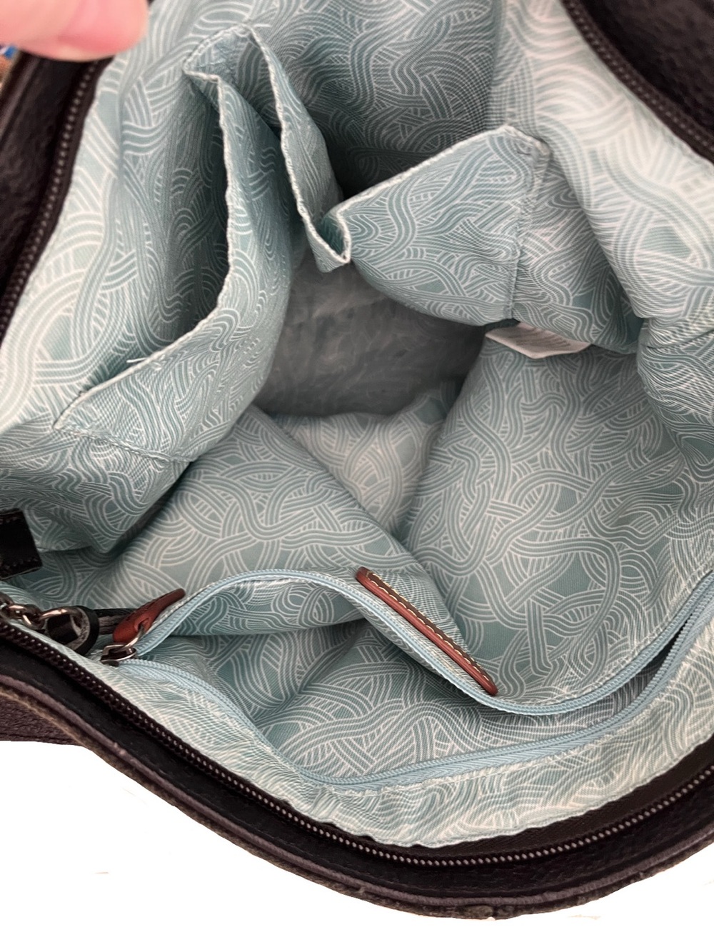The Sak Black Leather ‘Lucia’ Hobo Shoulder Bag - Picture 10 of 11